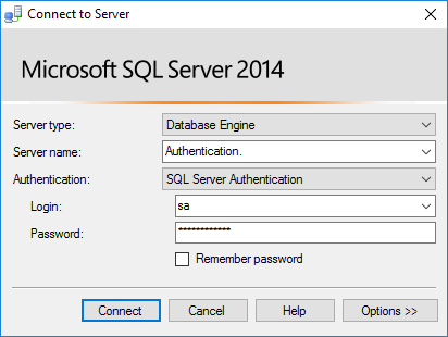 Connect To SQL Server