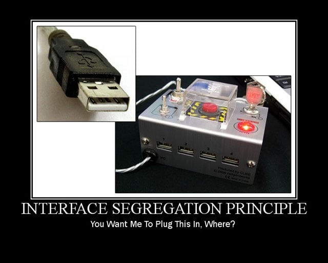 interface segregation principle 