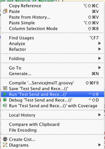 running a spock test in Intellij