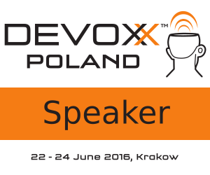 Speaking at Devoxx Poland