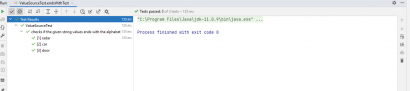 sequential testing parameterized junit